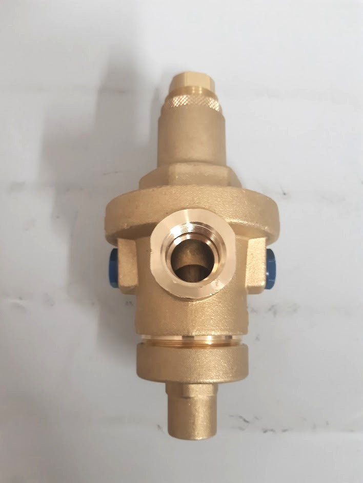 RIDUTTORE DI PRESSIONE ACQUA F/F 3/8″ CON MANOMETRO 1/4″ 50 ATTACCO - Foto 7