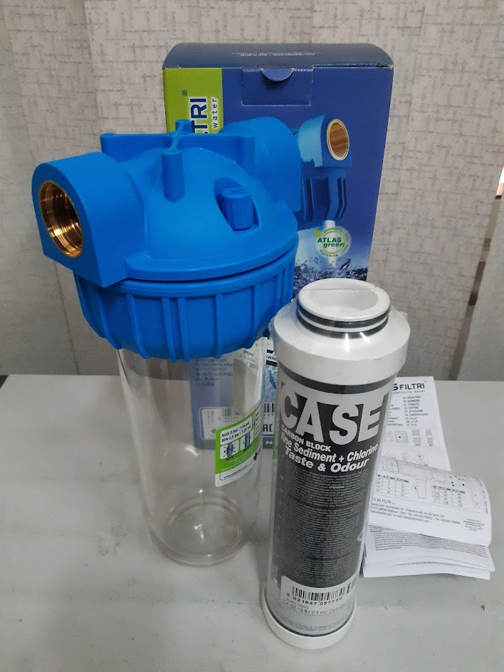 Cartuccia Filtro Acqua ATLAS Con 10 Carboni Attivi 0,3MCR - Per Depurazione Acqua Potabile E Usi Tecnici - Foto 12